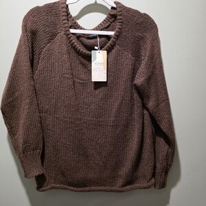 Brown Knit Sweater